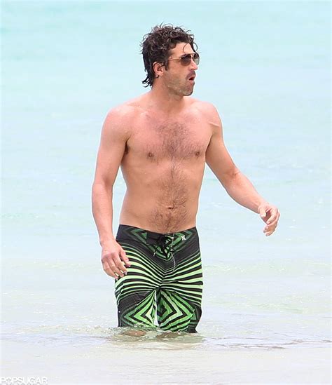 We Love Hot Guys Patrick Dempsey Goes Shirtless At The Beach