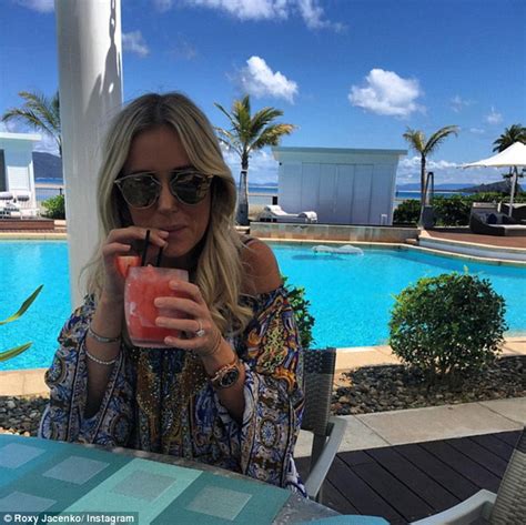 Roxy Jacenko Flashes Her Bare Bottom As She Splits Her Favourite Leather Trousers Daily Mail