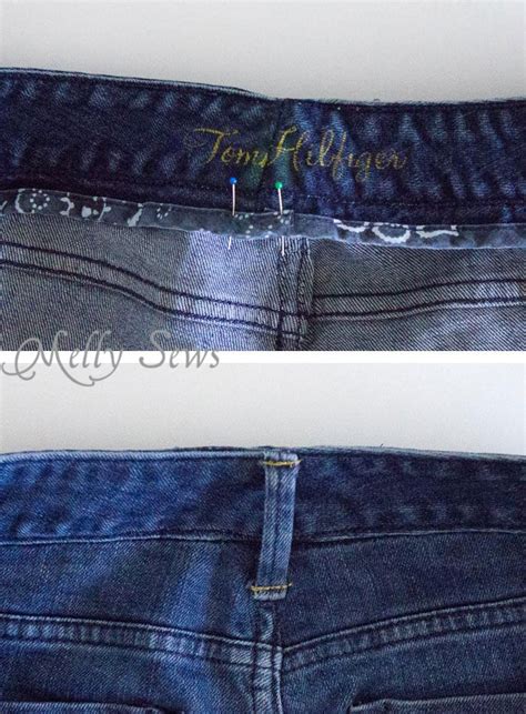 Fix Jeans Waistband Gap Jean Ious Ideas Melly Sews Altering Jeans