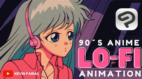 Create Lofi Animation Loop In 90s Anime Style Ph