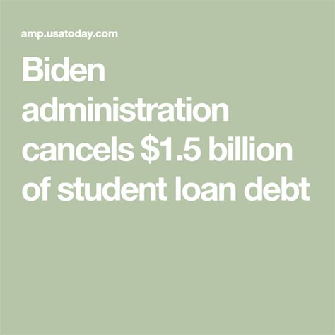 Biden Administration Cancels Additional 556 Million In Student Debt