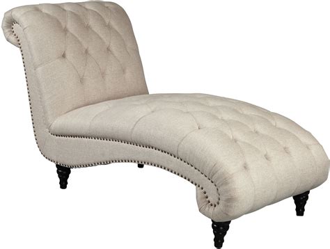 Beige Tufted Chaise Lounger from Pulaski | Coleman Furniture