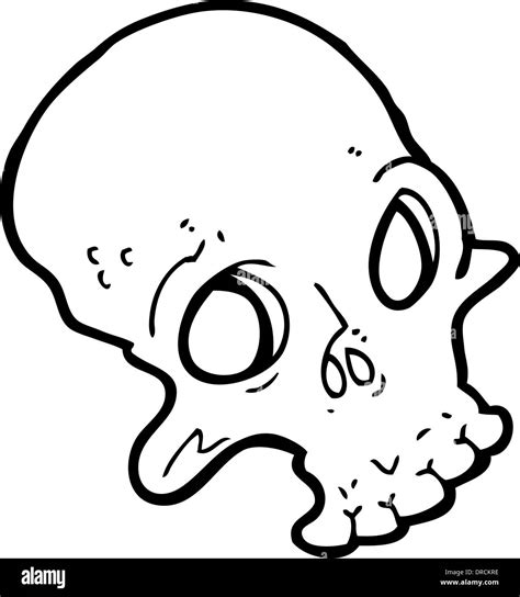 Cartoon Spooky Skull Stock Vector Image And Art Alamy
