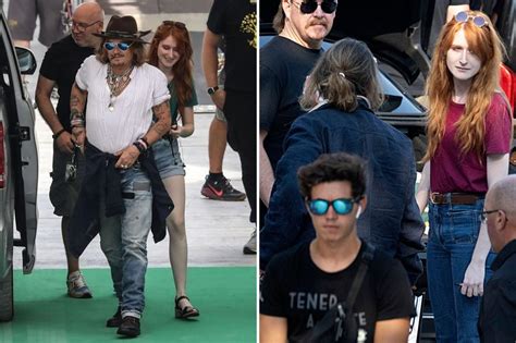 Johnny Depp Arrives In Italy With Red Haired French Teacher