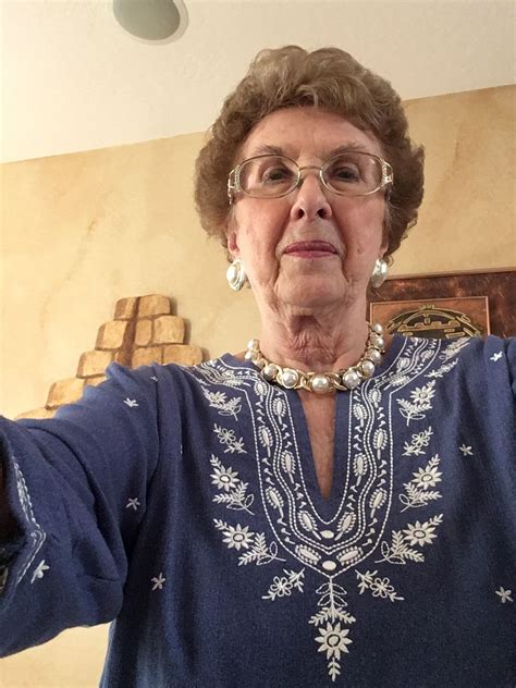 Stylish Older Women Selfie
