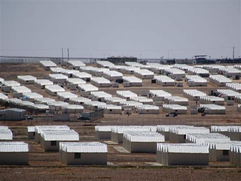 In 2014 The Azraq Camp Was Established In The Desert Near A Jordanian