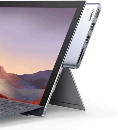 Ugreen Surface Pro 7 Usb C Hub 5 In 2 Aluminum Surface Pro 2019 Dock