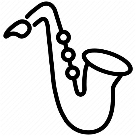 Classic Instrument Jazz Music Musical Sax Saxophone Icon