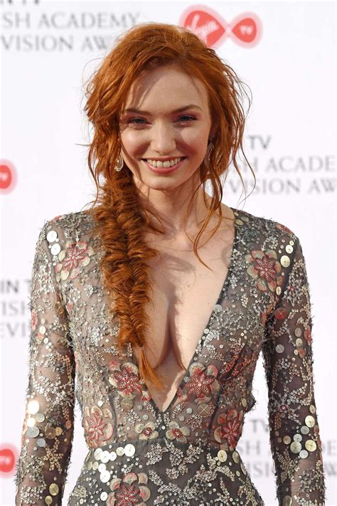 Eleanor Tomlinson At The British Academy Television Awards London Red Haired