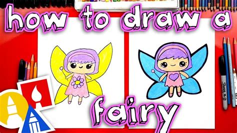 How To Draw A Cute Fairy Fairy Drawings Art For Kids Hub Drawings