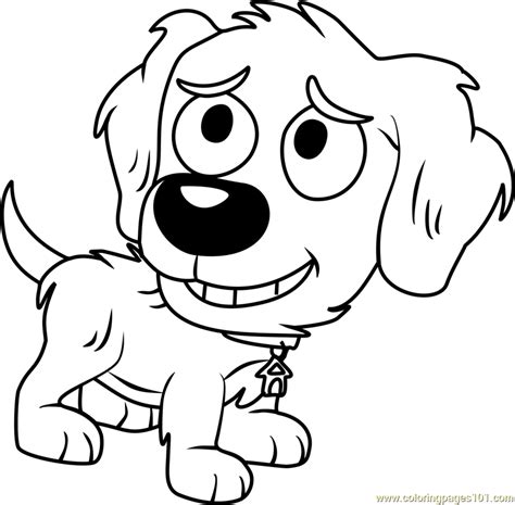 Pound Puppies Noodles Coloring Page For Kids Free Pound Puppies