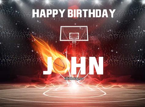 Send greetings by editing the happy birthday christel image with name and photo. John Basketball Birthday - Happy Birthday