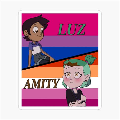 Owl House Amity And Luz Season Poster For Sale By Sparkbreaker