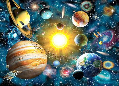 Die ersten acht planeten unseres sonnensystems (außer dem asteroiden pluto) sind in innere planeten und äußere planeten unterteilt. Puzzle Sonnensystem, 2000 Teile, Planeten, Weltraum, Monde ...