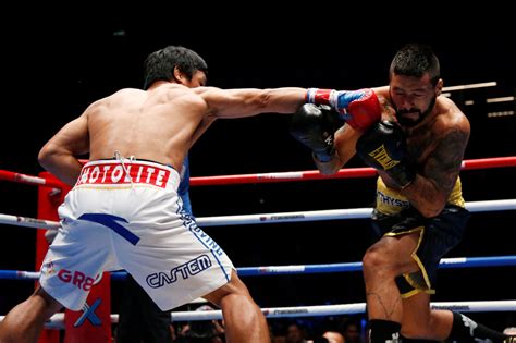 It will be the undefeated champion and one of the 147lbs division's current elite against one of the greatest of all time, attempting to enjoy one last run on top. Pacquiao landed twice as many power punches as Matthysse ...