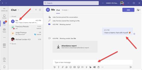 Create A Self Chat In Microsoft Teams Hands On Teams