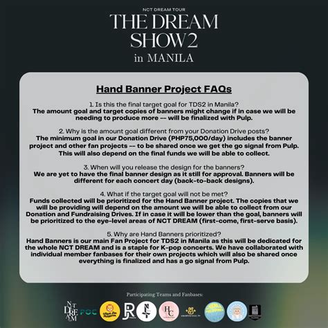 NCT DREAM CENTER On Twitter RT DreamiesPH TDS2 In Manila Hand