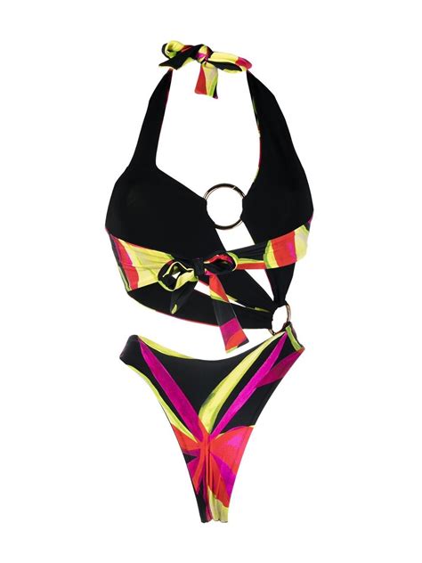 Louisa Ballou Sex Wax Asymmetric Swimsuit Farfetch