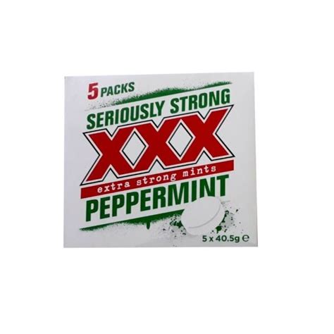 Xxx Extra Strong Mints Peppermint 5 Pack A B Snell And Son