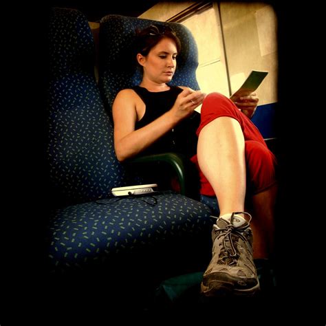 Pantyhose Crossed Legs On Train Telegraph