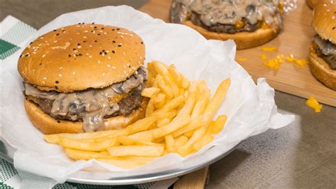 Copycat Hardees Mushroom And Swiss Burger Recipe