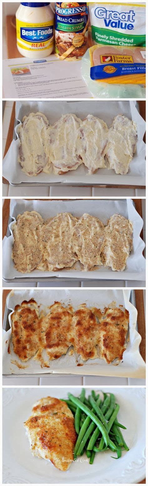 This juicy, crunchy chicken with mayo and a parmesan crust is as easy to make as it is delicious. Parmesan Crusted Chicken {Hellmann's Mayo Recipe ...