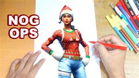 Fortnite Drawing Nog Ops How To Draw Nog Ops Step By Step Tutorial