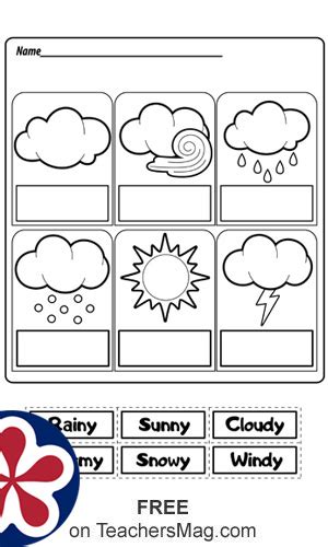 Free Printable Weather Worksheets For 2nd Grade Worksheets For