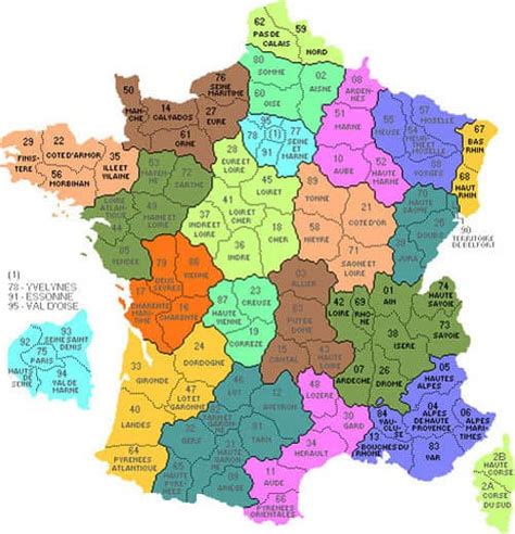 Changement de titulaire changement de domicile changement de votre département. Territorial organization in France - Facts