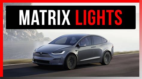 Tesla Shipping With Matrix Headlights Youtube