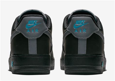 Nike Air Force 1 Low Black Light Blue Bv1278 001 Release Date Sbd