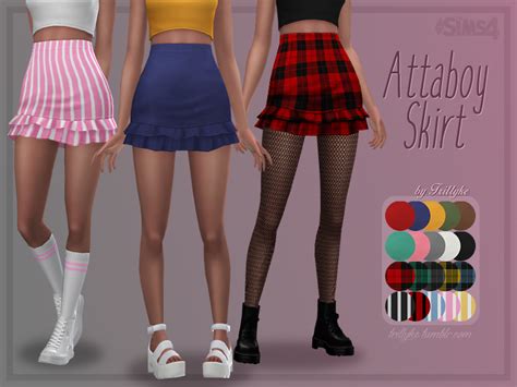 The Sims Resource Trillyke Attaboy Skirt