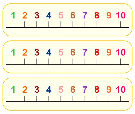 Free Printable Preschool Numbers On A Number Lin Worksheet