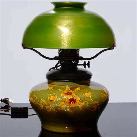 Victorian lamps oil lantern lamp vintage lamps oil lamps crystal glassware glass crystal table lamps crystal lamp. Tiffany Studios Bronze, Favrile and Pottery Oil Lamp at ...