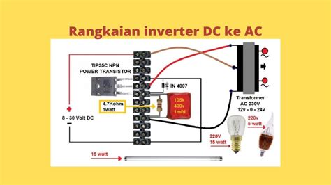 Inverter Dc To Ac Rakitan Maen Mobil