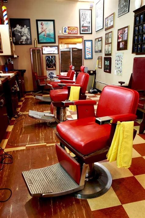 Unsurprisingly, there are a few spots of wear. Trend or travesty: Retro barber shops | Barber chair ...