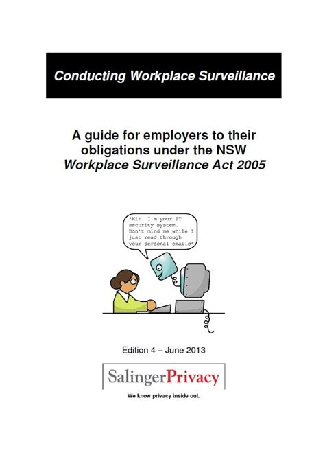 Conducting Workplace Surveillance