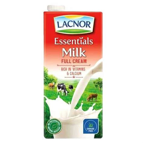Buy Lacnor Essentials Full Cream Milk 1l Online Shop Fresh Food On