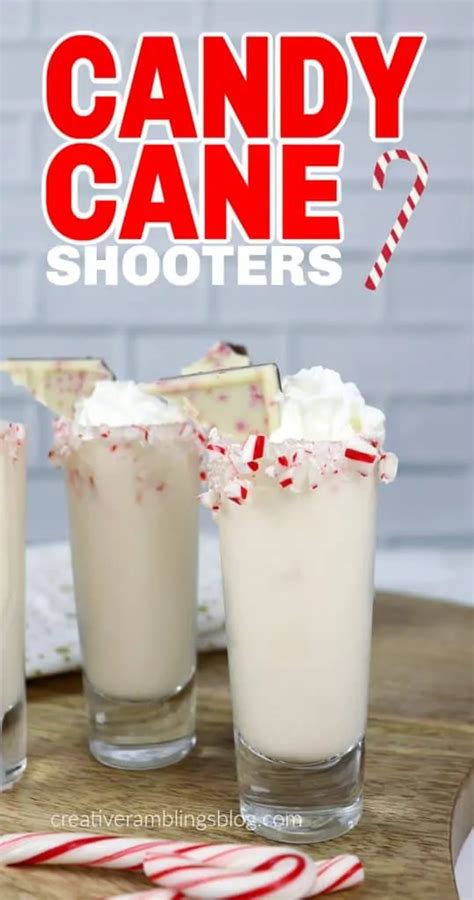 Candy Cane Shooters Recipe Christmas Dessert Drinks Dessert Drinks Christmas Drinks Alcohol