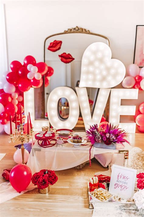Glam Valentines And Galentines Party Decor Ideas Red Soles And Red Wine