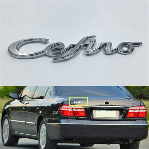 For Nissan Cefiro Car Sticker Rear Trunk Logo Badge Tailgate Emblem