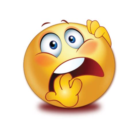 Shocked Face Emoji Surprised Emoji Funny Emoticons Funny Emoji