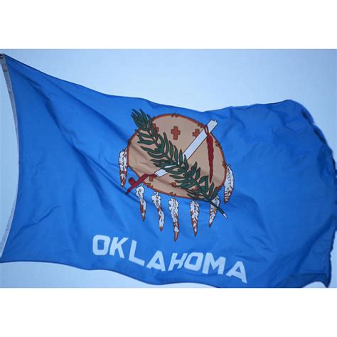 Oklahoma State Flag 5 X 8 Polyester Pn 64 100 10124 Walmart