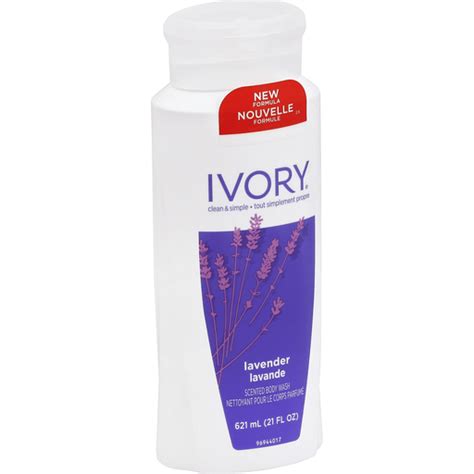 Ivory Body Wash Lavender Scent 21 Oz Bar Soap And Body