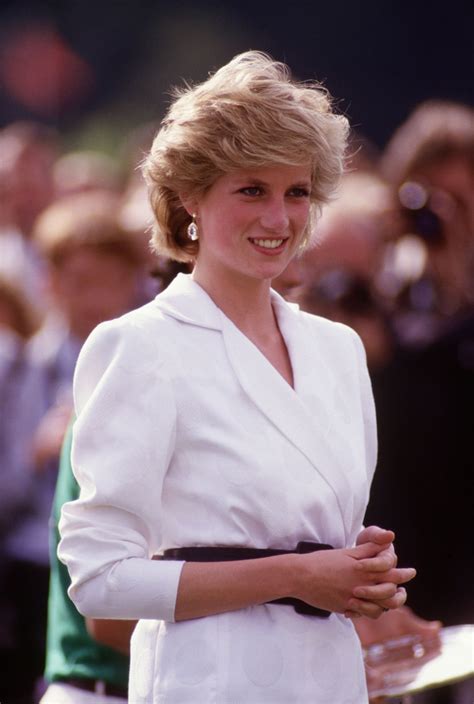 princess diana queen diana princess hairstyles glamour lady di hair wales remembering short polo