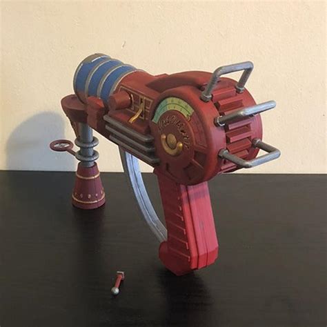 3d Printed 15 Zombie Ray Gun Mk1 Revisited Painted