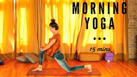 Morning Yoga Min Gentle And Energizing Stretch Routine To Wake Up Youtube