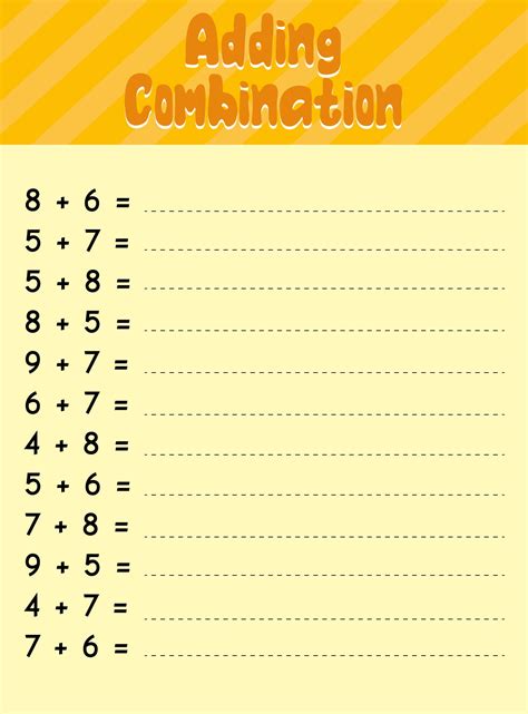 Students do not need to use any steps to isolate the variable. 7 Best Images of Printable Math Addition Drill 13 - Mad Minute Math Addition Worksheets, Free ...