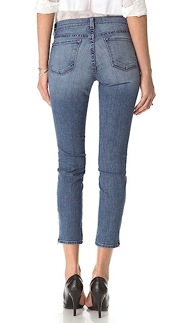 J Brand Mid Rise Capri Zip Jeans SHOPBOP
