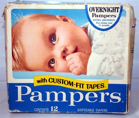 First Versions Pampers Diapers